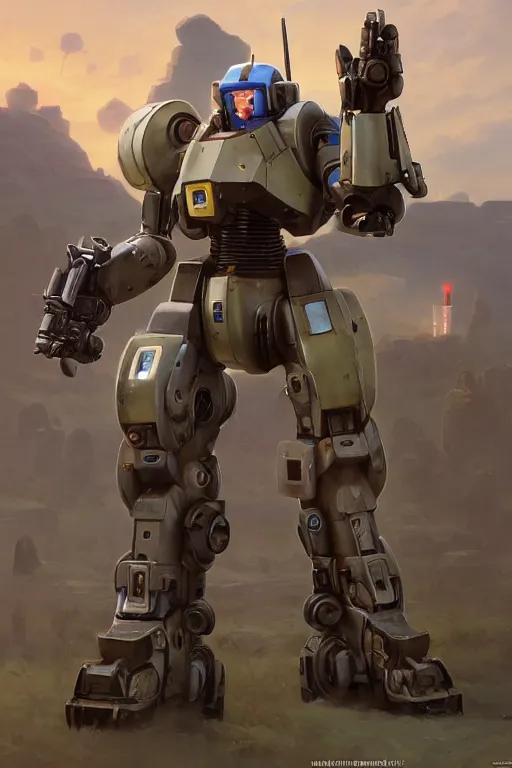 Image similar to mechwarrior 5 : mercenaries mech megaman transformer robot boss tank engine game octane render, 4 k, hd 2 0 2 2 3 d cgi rtx hdr style chrome reflexion glow fanart jesper ejsing, by rhads, makoto shinkai borderlands and by feng zhu rossdraws artstation by digital cinematic pixar and disney unreal zbrush central hardmesh