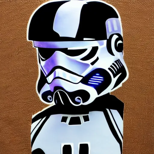 Prompt: galaxy stormtrooper