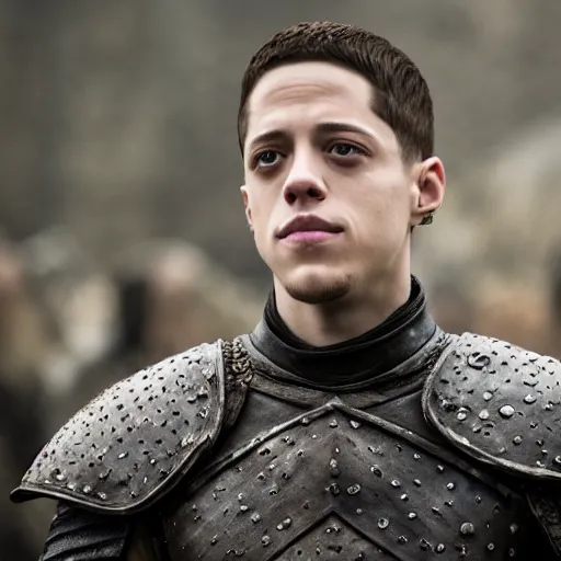 Image similar to still of pete davidson in game of thrones