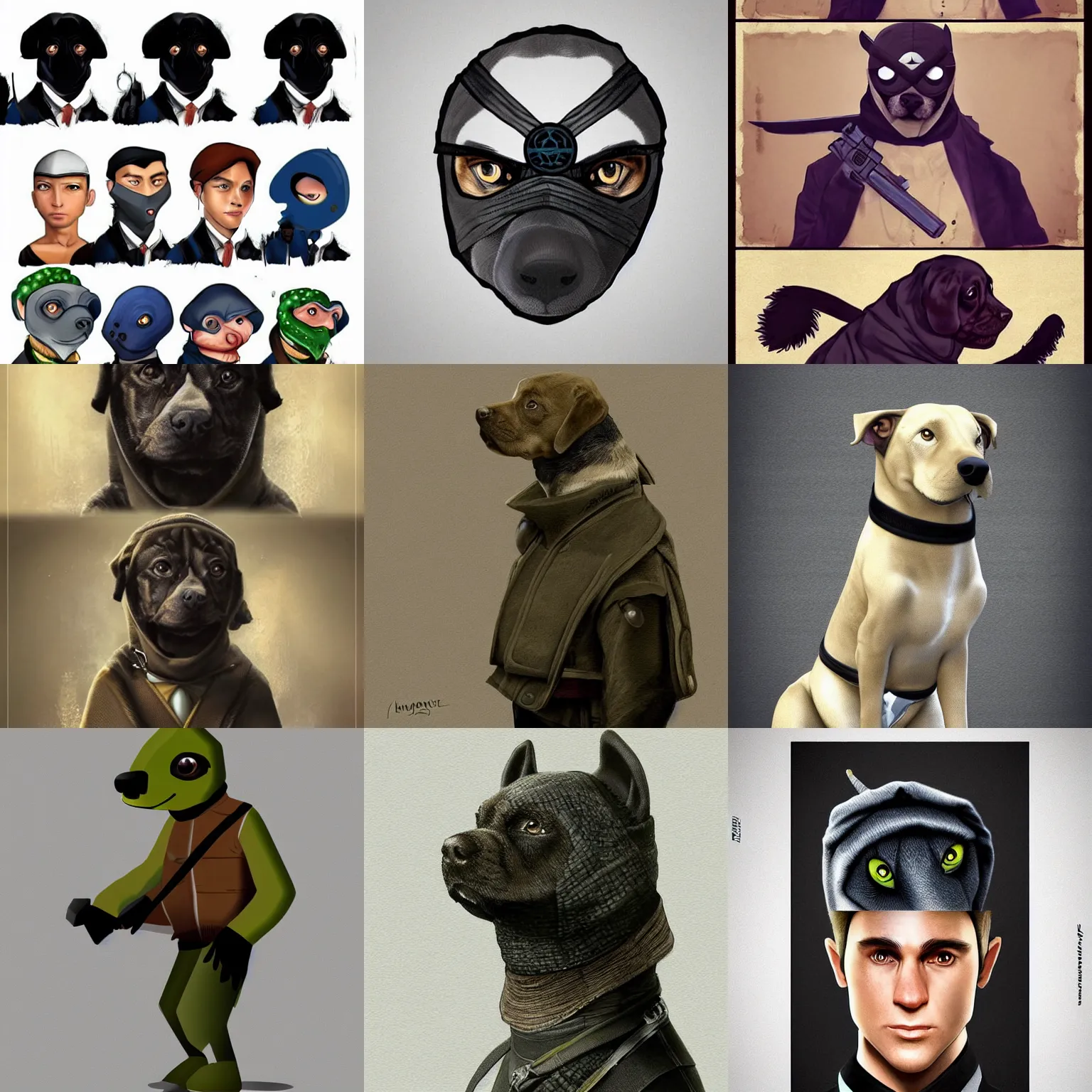 Prompt: ninja teenage muntant turle leonardo is james bond, realistic in style of reservour dogs, trending on artstation