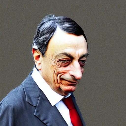 Prompt: mario draghi as scrooge, 4k photo, trending