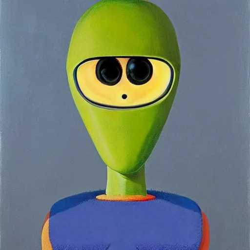 Image similar to alien by wayne thiebaud