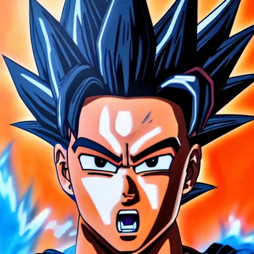 AI Art: Goku Super Sayajin by @Richard Michaels