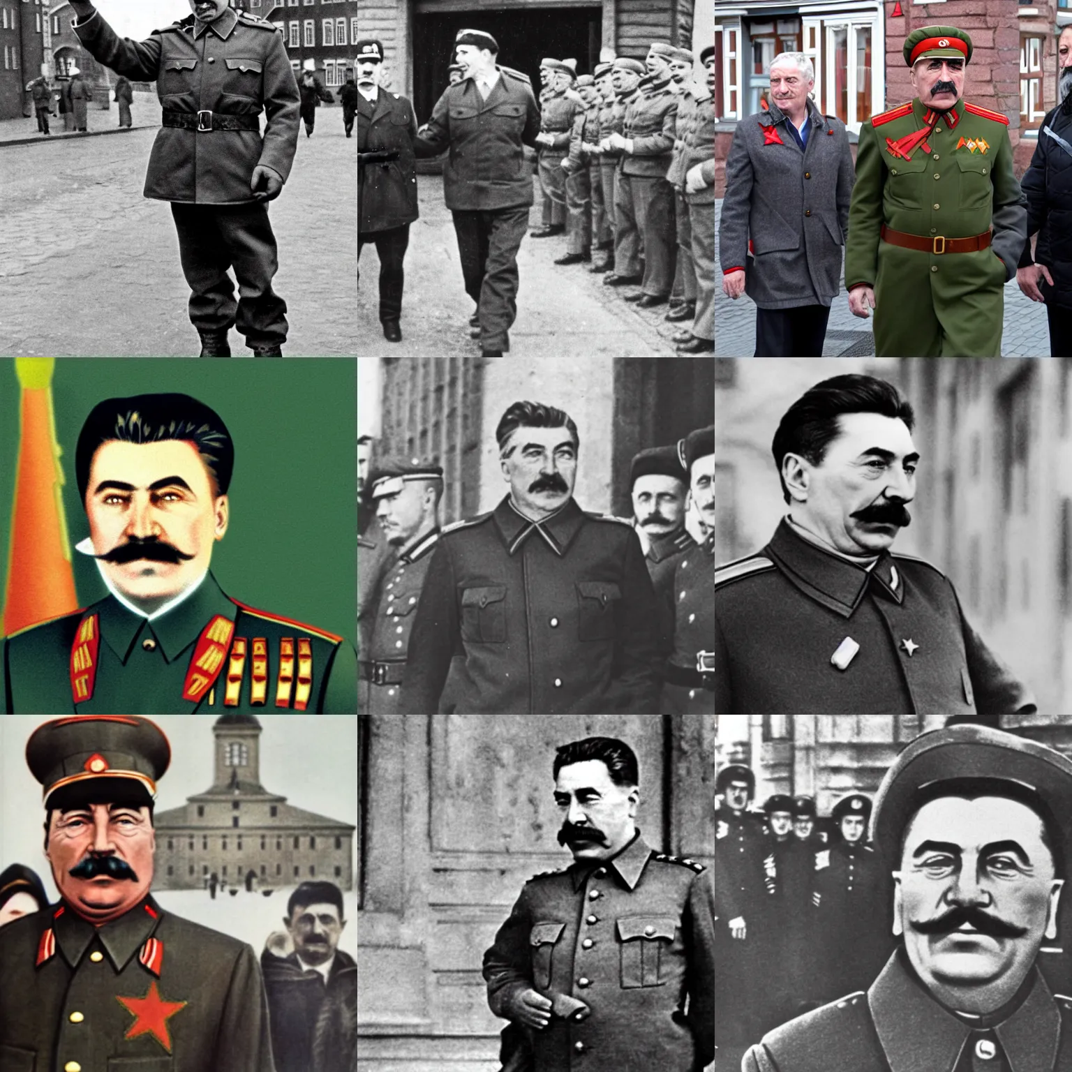 Prompt: Joseph Stalin in Trondheim