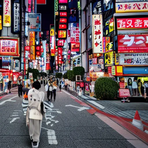 Prompt: a hyperreal photo of japan in the year 3000
