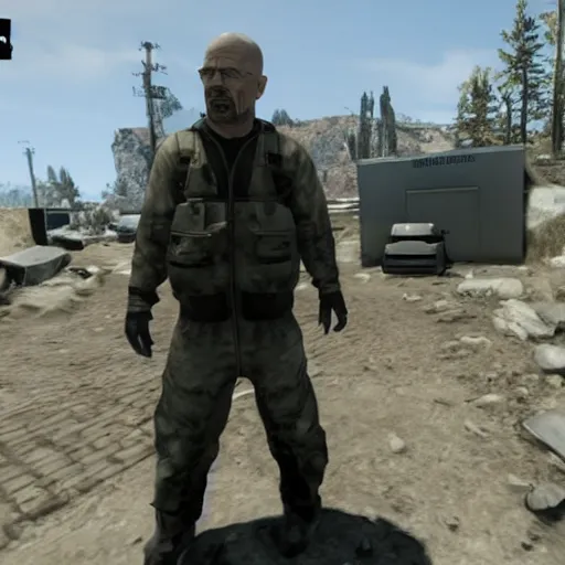 Image similar to Walter White in Call of Duty:Warzone