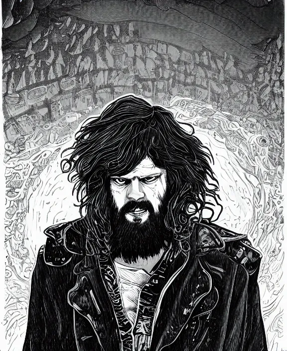 illustration of MacReady from The Thing (1982), Junji | Stable ...