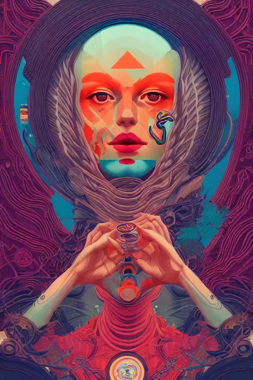 Image similar to portrait of godel's consistency of the axiom of choice, by tristan eaton, victo ngai, peter mohrbacher, artgerm,
