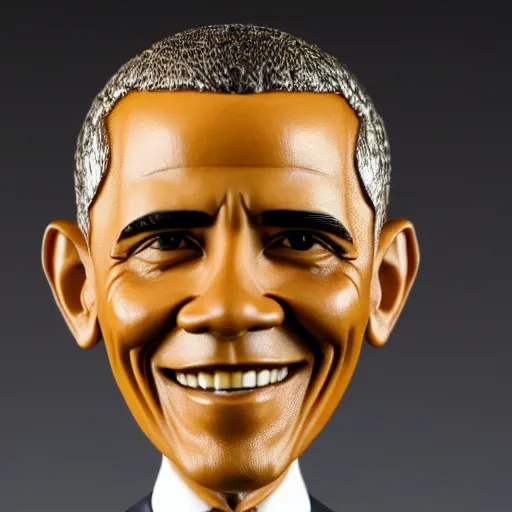 Prompt: bobblehead of Obama, 4k picture
