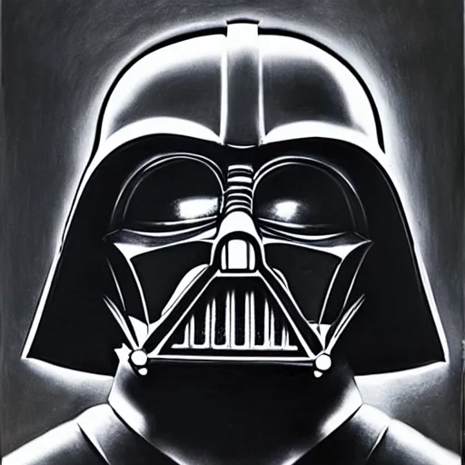 Prompt: darth vader by giger