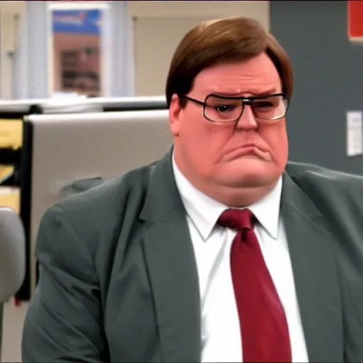 Image similar to peter griffin in an episode of the office