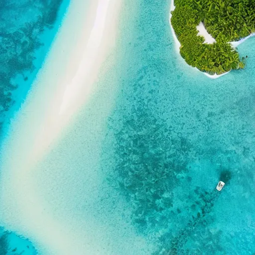 Image similar to exotic location in the maldives, view from helicopter