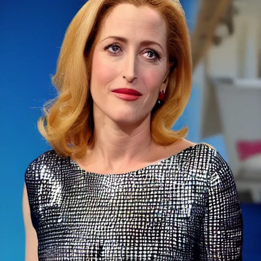 Image similar to gillian anderson housewives from mars