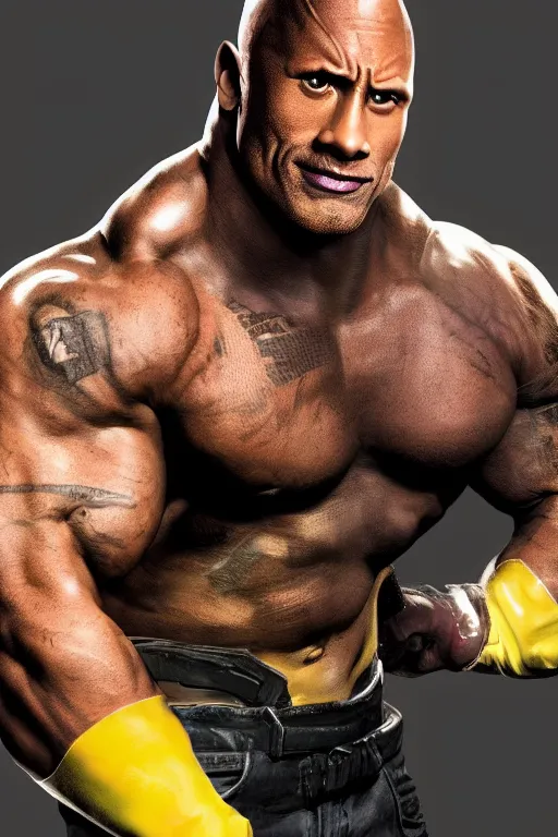 Image similar to Breathtaking comic book style of Pikachu and Dwayne Johnson fusion, high quality, 8k, very detailed