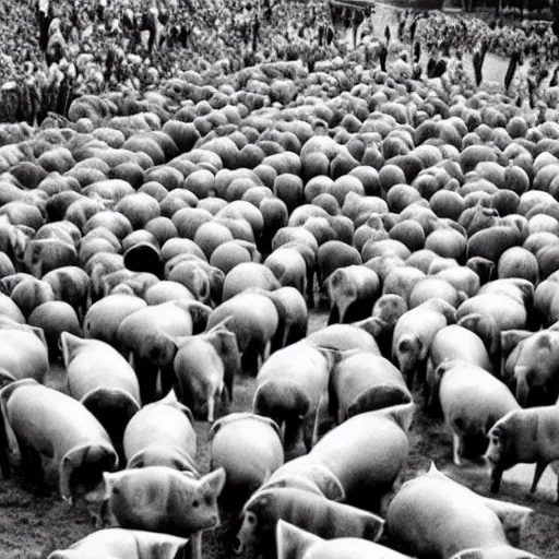 Prompt: “how to count a moving crowd of pigs”