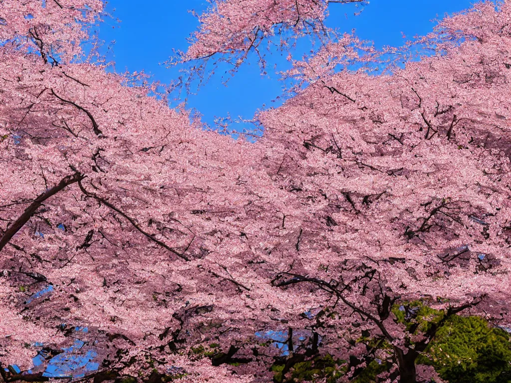 Prompt: japanese beauty, sakura on background, XF IQ4, 150MP, 50mm, f/1.4, ISO 200, 1/160s, natural light, Adobe Photoshop, Adobe Lightroom, DxO Photolab, polarizing filter, Sense of Depth, AI enhanced, HDR