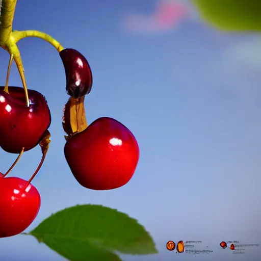 Prompt: Cherry explosion, realistic explosion, cherries exploding