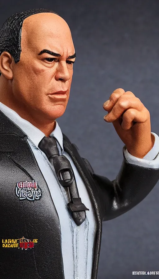 Prompt: hot toys figurine of jon taffer, realistic, up close image, 1 / 1 6 th scale, unopened, listing image, hd
