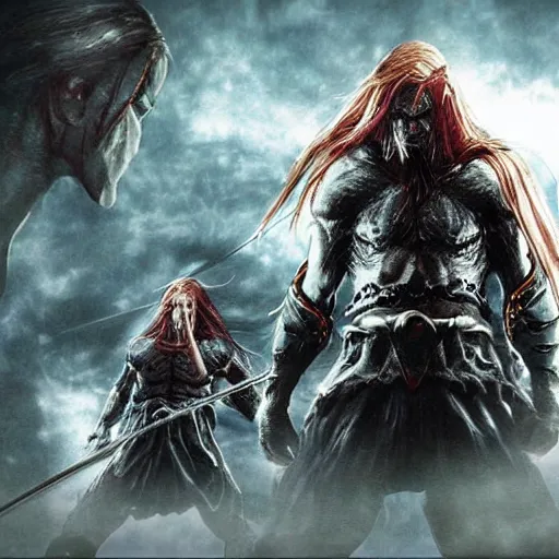 Prompt: Elden Ring in Playstation 1 graphics