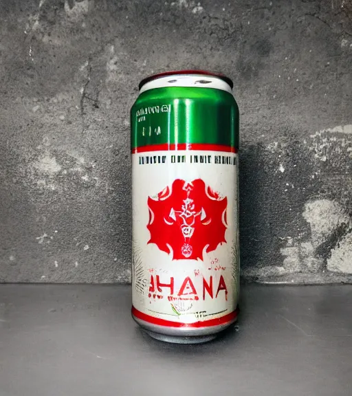 Image similar to a can of polish harnas beer