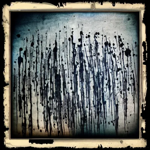 Image similar to wispy horror ink art, metal acid colors, decaying kingdom