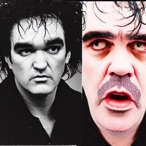 Prompt: morrissey mixed with robert smith