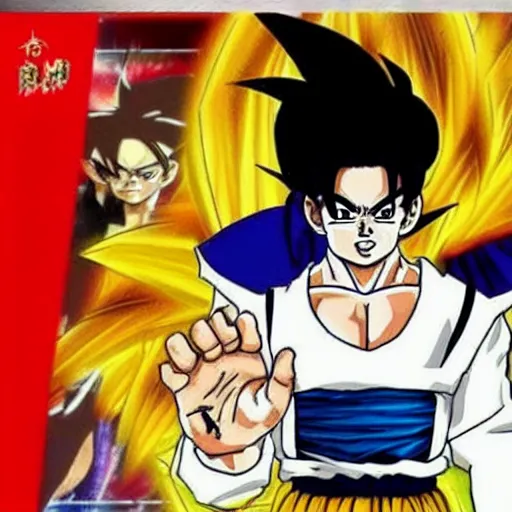 Image similar to michael jackson in dragon ball z