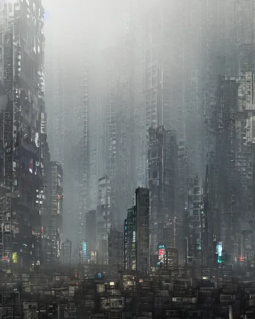 Prompt: poor buildings, hong kong buildings, kowloon, slums, night, cyberpunk, chinese new year decoration, chinese new year parade, ghost in the shell, fog, rain, dramatic lighting, depressing, dystopia, trending on Artstation, 8k, highly realistic, hyper detailed, unreal engine 5, IMAX quality, realistic, cinematic, epic lighting, realistic, Matte Painting, masterpiece,