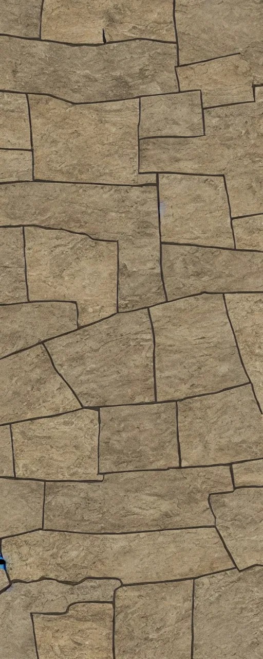 Image similar to texture map of beige stone with rectilinear engraving