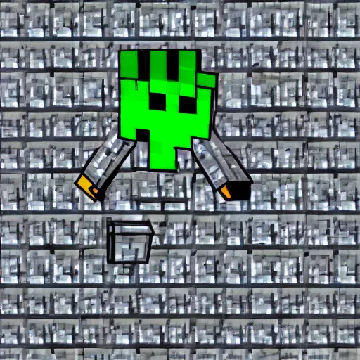 prompthunt: minecraft creeper in real life, concept art, fantasy