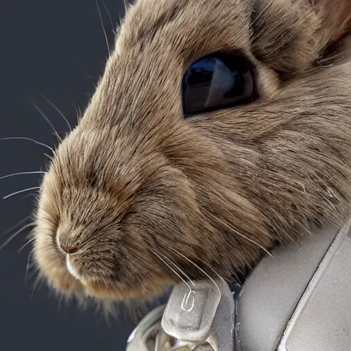 Image similar to a bunny wearing protective gear riding a 1 9 8 6 - suzuki - dr - 6 0 0!!!, highly detailed, 8 k photography, artstation trending, czeiss lens, matte, sharp focus, highly detailed, 4 k, hdr, smooth, sharp focus, high resolution, award - winning photo, photorealistic, art by artgerm, large shot