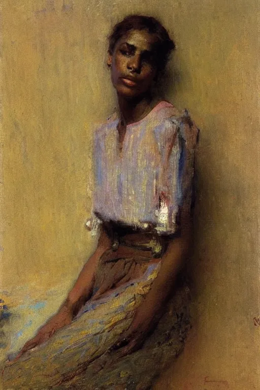 Prompt: frank weston benson