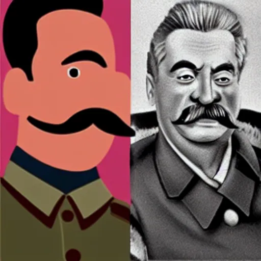 Image similar to stalin as a muppet