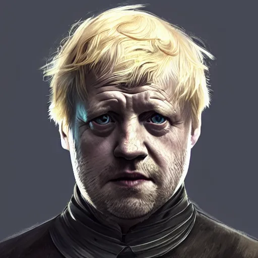 Image similar to the cast of game of thrones as boris johnson, anatomy, bathed in light, highly detailed, photorealistic, artstation, smooth, sharp focus, illustration, unreal engine 5, 8 k, art by artgerm and greg rutkowski and edgar maxence