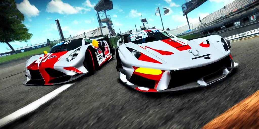 Image similar to racing game like gt 7