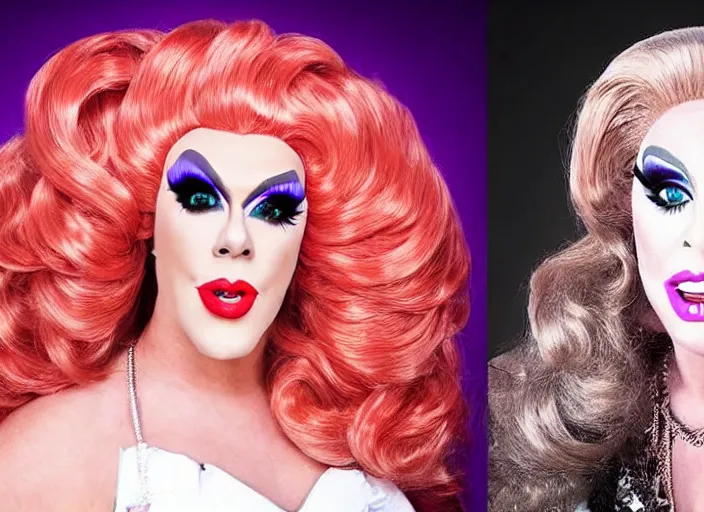 Image similar to photo still of drag queen!!!! jordan peterson!!!! dressed as a woman dressed as a woman in drag, 8 k, studio lighting