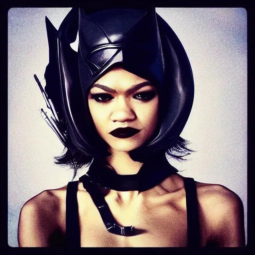 Prompt: “Zendaya as catwoman in Batman”