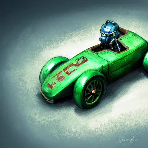 Image similar to Rusty transformer of a 1920 race car, autobots, transformer, soft green lighting, highly detailed, digital painting, artstation, concept art, smooth, sharp focus, illustration