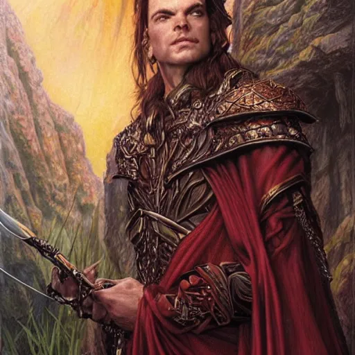 Prompt: noble elite elven lord Elrond of Rivendel by Mark Brooks, Donato Giancola, Victor Nizovtsev, Scarlett Hooft, Graafland, Chris Moore