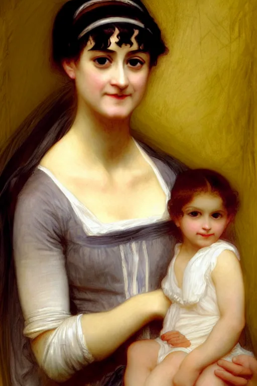 Image similar to jane austen, mummy, painting by rossetti bouguereau, detailed art, artstation