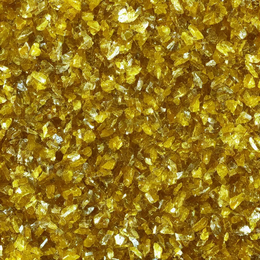 Prompt: yellow crystals texture, 4k