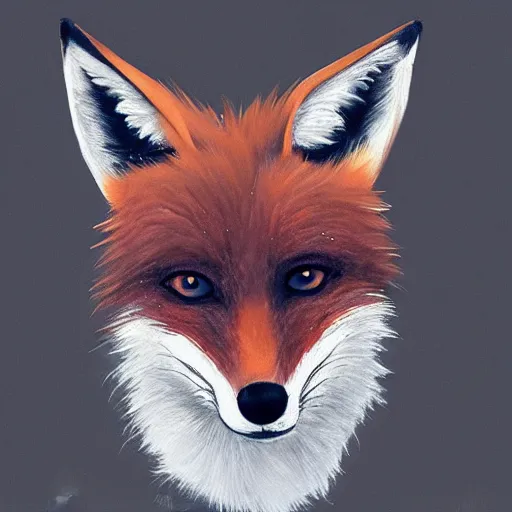 Prompt: fox wearing a parka, furry art artstation
