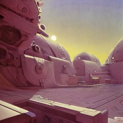 Prompt: dreamy landscape. science fiction. cinematic sci - fi scene. symmetry. accurate anatomy. science fiction theme. brutalism. intricate detail. epic. intimidating. retrofuturism. winter light. lurking reptilian. art by john singer sargent - akira toriyama - joaquin sorolla - ralph mcquarrie - kev walker