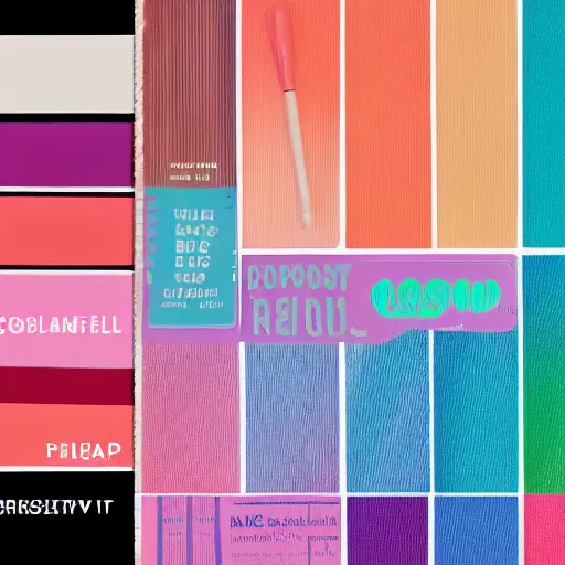 Image similar to risograph color palette