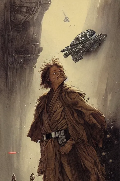 Image similar to star wars, by jean - baptiste monge