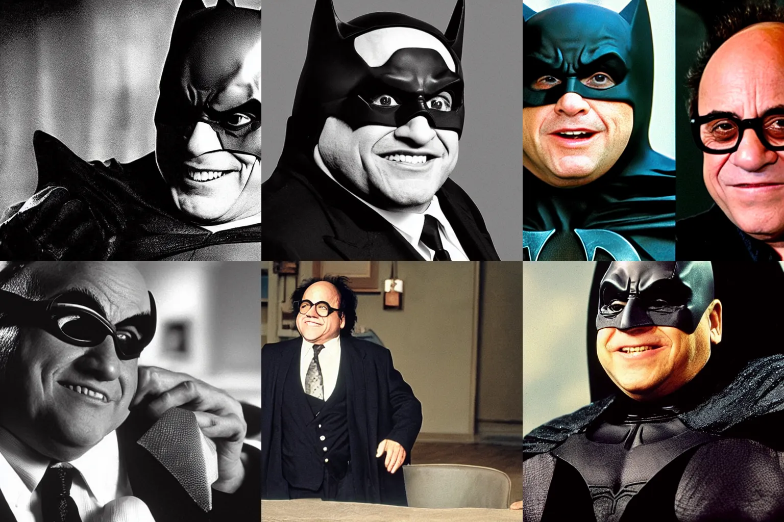 Image similar to Danny Devito as Batman