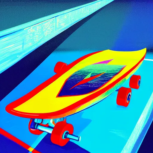 Prompt: skate in ocean. pop art, no duplicate image, glowing lights, ultra details, digital painting, artstation, concept art, smooth, sharp focus, illustration, intecrate details, art by richard hamilton and mimmo rottela, pixels art by kirokaze and paul robertson, dall e 2 rendered - h 7 6 8