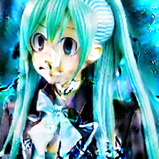 Image similar to hatsune miku, official media