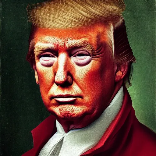 Image similar to ‘Portrait of Donald Trump, renaissance painting’