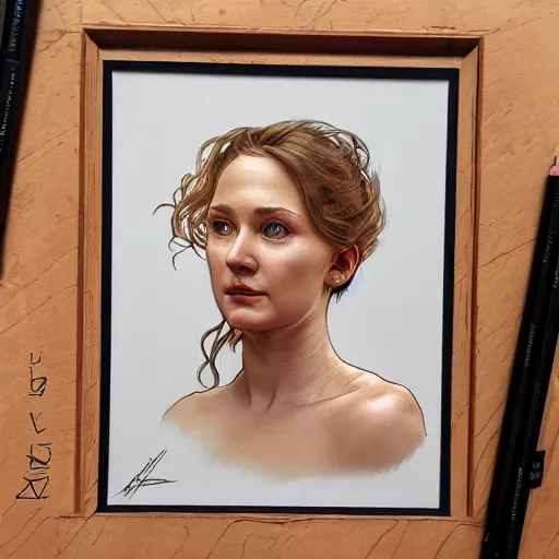 Prompt: amazing lifelike award winning pencil illustration of madge bishop from home and away trending on art station artgerm Greg rutkowski alphonse mucha cinematic